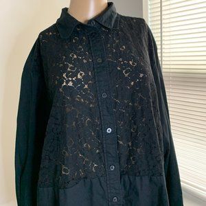 Gap Women's Long Sleeve Button-down shirt, The big shirt